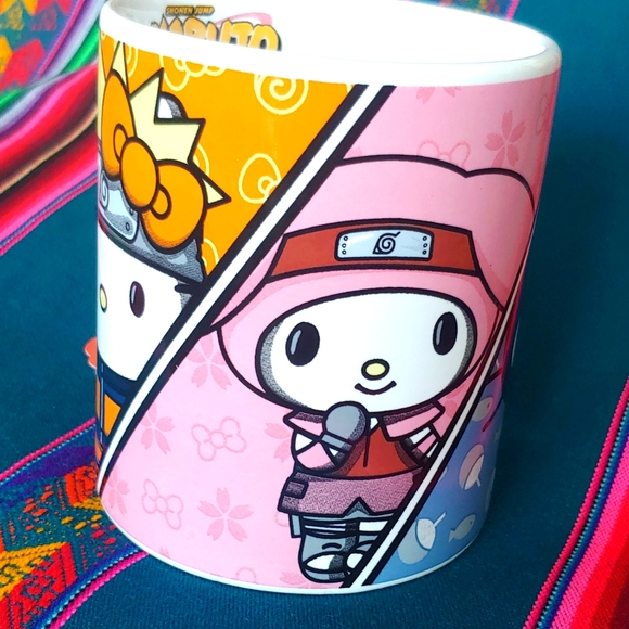 Naruto x Hello Kitty and Friends 16 oz Ceramic Cup - Picture 3 of 9